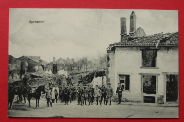 Postcard PC 1913 Apremont WWI France